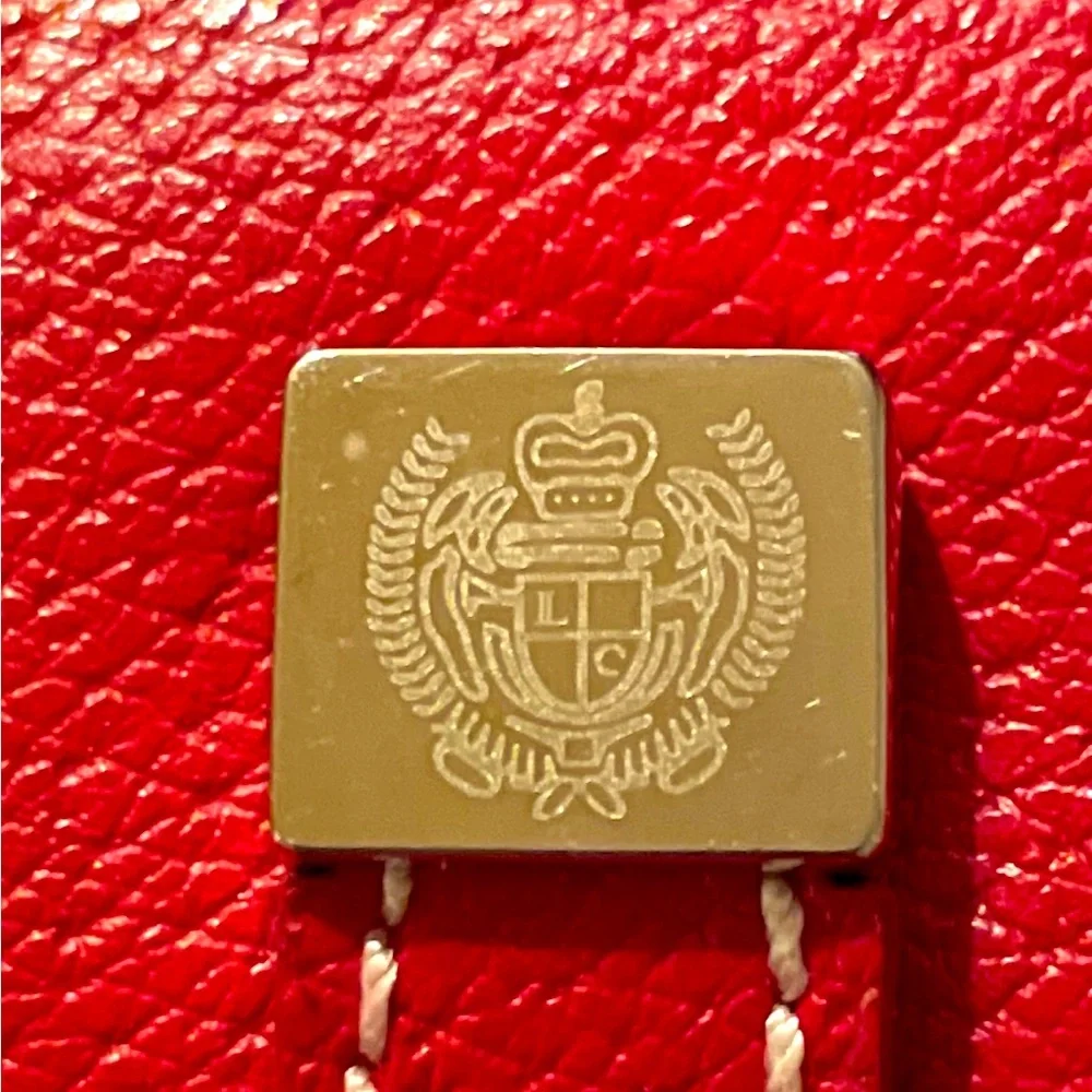 NWOT Red Leather Lipstick Case. - Picture 4 of 4